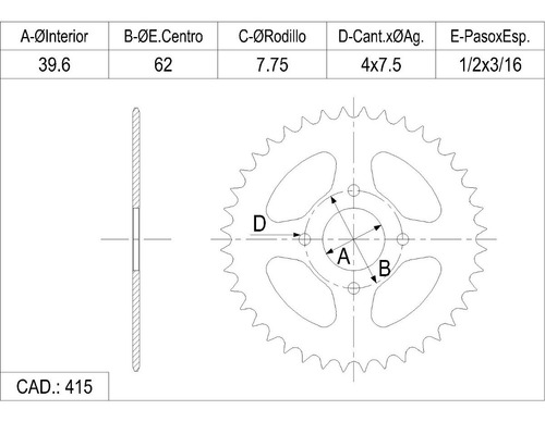 Corona Fer Garelli Noi Bimatic Z48 -bmmotopartes