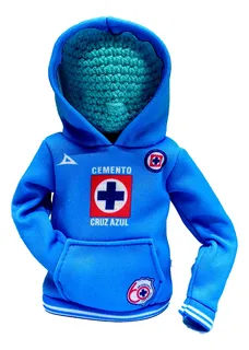 Funda Mini Sudadera Hodie P/palanca Cruz Azul Personalizable