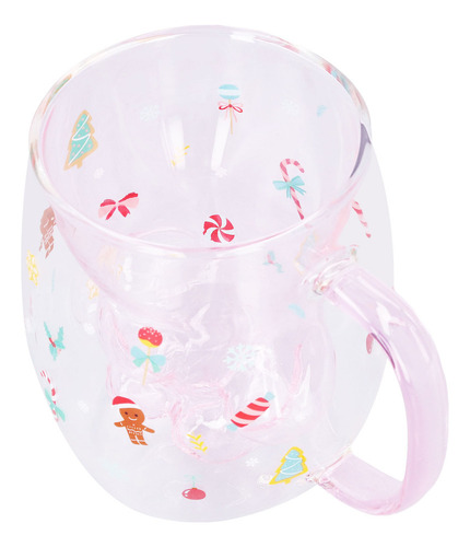 Zheyang Tazas De Café De Doble Pared Gato Vidrio