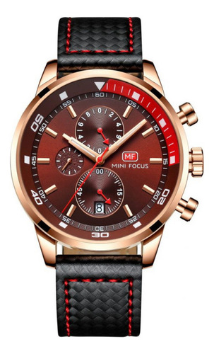 Reloj Para Hombre Mini Focus Mf0017g Mf05202801 Negro