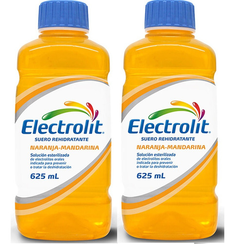 Electrolit Suero Rehidratante Naranja Mandarin 625ml (2pack)