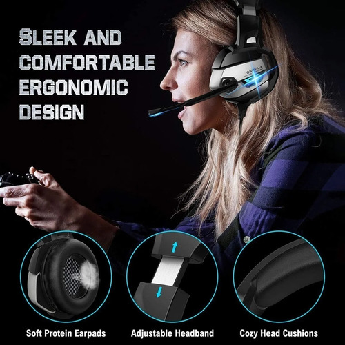 Audifonos Diadema Gamer Onikuma 50mm Xbox One Ps4 Pc Switch