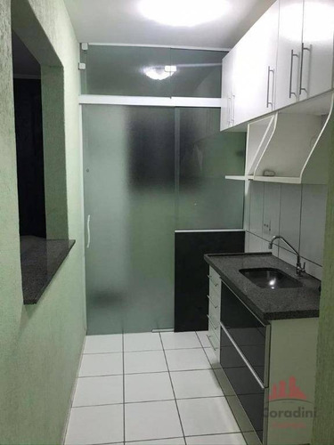 Imagem 2 de 21 de Apartamento Com 2 Dormitórios, 53 M² - Venda Por R$ 180.000,00 Ou Aluguel Por R$ 1.000,00/mês - Catharina Zanaga - Americana/sp - Ap1218