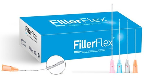 Imagen 2 de 3 de Pack 10 Micro Cánulas Flexibles 25gx50mm, Incluye Aguja Guía