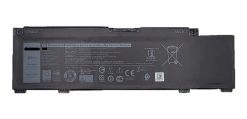 Batería 266j9 Para Laptop Dell ® 11.4v 51 Wh 4255 Mah