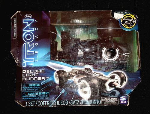 Tron Legacy Disney / Deluxe Light Runner Spin Master  2011