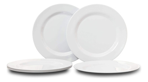 6pcs Melamina Placas De Jantar - Placas De Melamina De 10,75