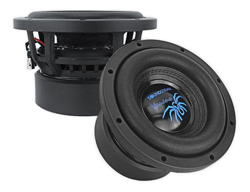 Subwoofer 8 Tarántula Competencia 4+4 Ohm 1500w Soundstream Color Negro