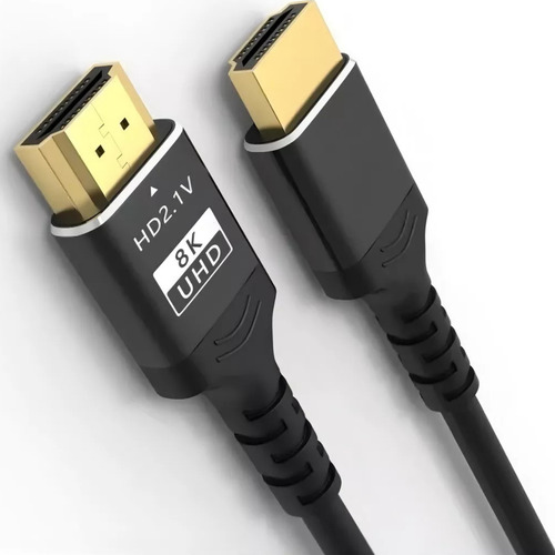 Cabo Hdmi 2.1 8k Gold Ultra Hd Para Ps5 Xbox Series X/s 1,5m