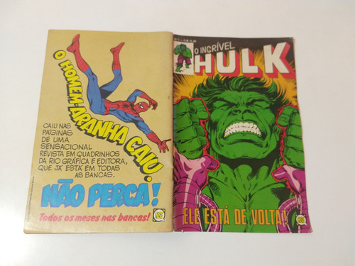 O Incrivel Hulk Numero 1 Editora Rge
