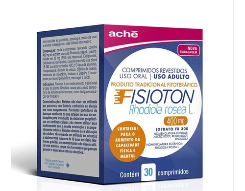 Fisioton 400mg Com 30 Comprimidos Sem Sabor