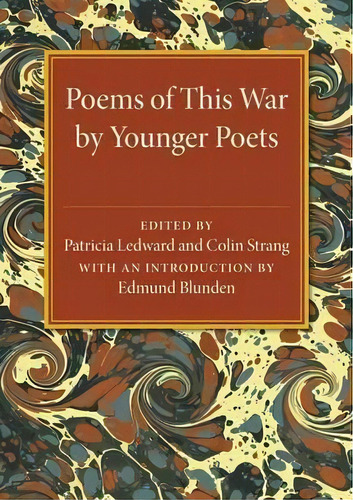 Poems Of This War By Younger Poets, De Patricia Ledward. Editorial Cambridge University Press, Tapa Blanda En Inglés