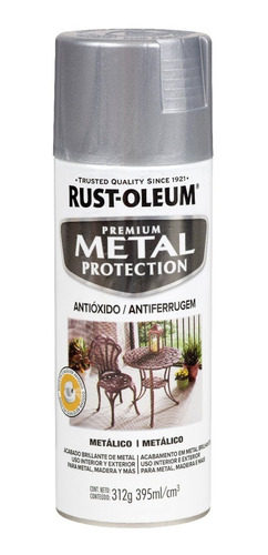 Aerosol Rust Oleum Metal Protection Metalizado Colores 312gr - Imagen Pinturerias -