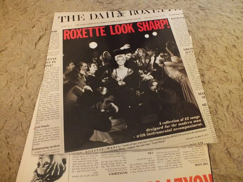 Vinilo Roxette Look Sharp 1988 Listen To Your Heart