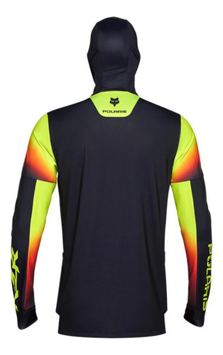 Jersey Fox Ranger Adulto Con Buff, Top, Cómodo Y Original 2xl Negro C/verde Fosfo