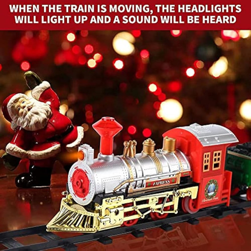 Vehículo De Luz Eléctrica De Navidad Circular Track Boy