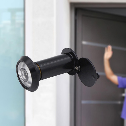 2 Door Viewer Dorm With Privacy Cover For 35 To 60mm Black