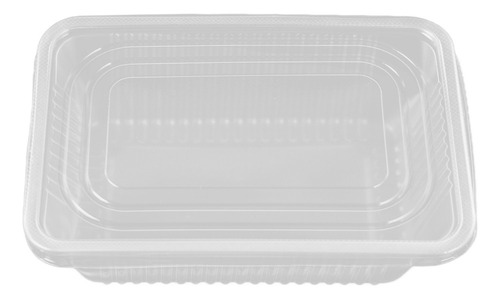 Fiambrera Desechable, 10 Unidades, Apta Para Microondas, Tra