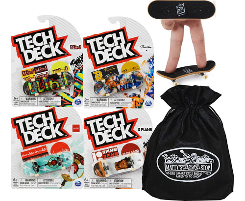 Tech Deck 3.7&quot;, Fingerboards Individual Bundle Con El J