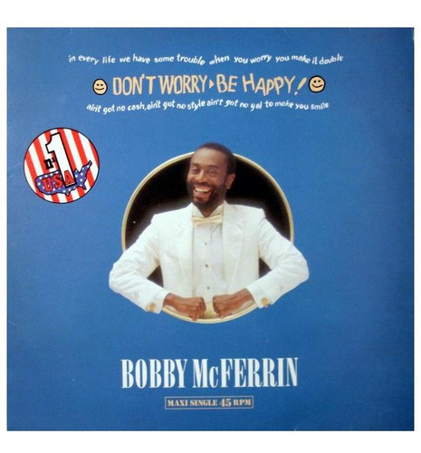 Bobby Mcferrin - Dont Worry, Be Happy | 12  Maxi Single Vini