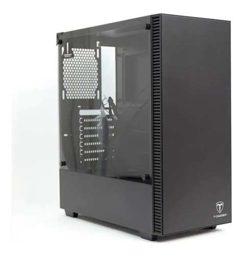 Gabinete Gamer T-dagger Cube Preto Atx C/ Vidro Temperado