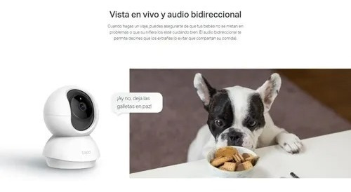 Cámara de seguridad TP-Link Tapo C200 V1 Tapo Smart con resolución de 2MP visión nocturna incluida blanca