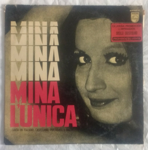 Mina Lunica Canta En Italiano Castellano Inglés Y Portugués 