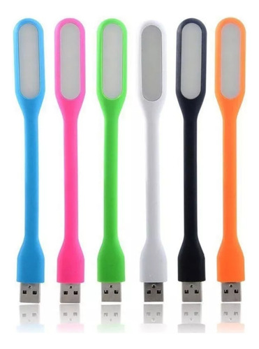 3 Luz Led Usb Flexible Portátil Colores Variados Oferta