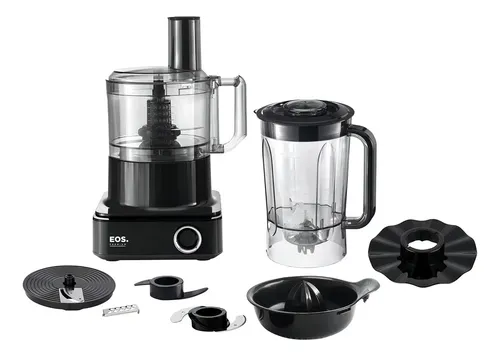 Processador De Alimentos Eos 7 Em 1 Black 1000w Eps03p