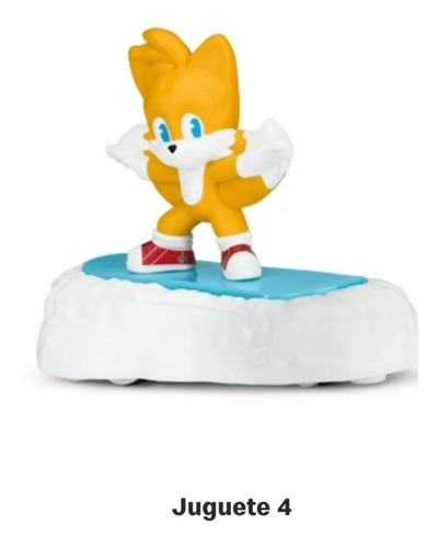 Tails 1 Sonic 2 Juguete 4 La Película Colección Mcdonalds