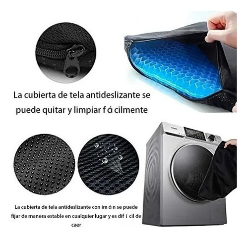 Panel Ergonómico De Silicona Cojin Gel 2024 Comodo Auto Asie