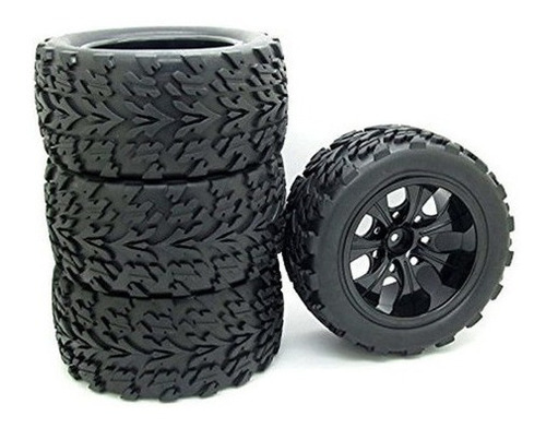 4x 110 Rc Monster Truck Car Wheel Tipo De Llantas Con 7 Radi