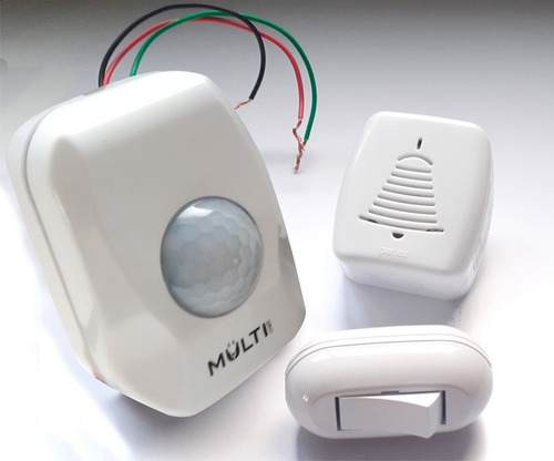 Mpl18 + Campainha Grilo - 110/220 V - Anunciador Presença