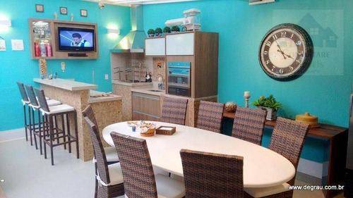 Casa Com 4 Dormitórios À Venda, 350 M² Por R$ 2.013.000,00 - Jardim Três Marias - Guarujá/sp - Ca0342