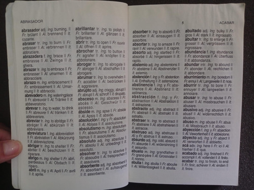 Oceano Plurilingue Espanol/english-français- Deutsch-italian (Usado)