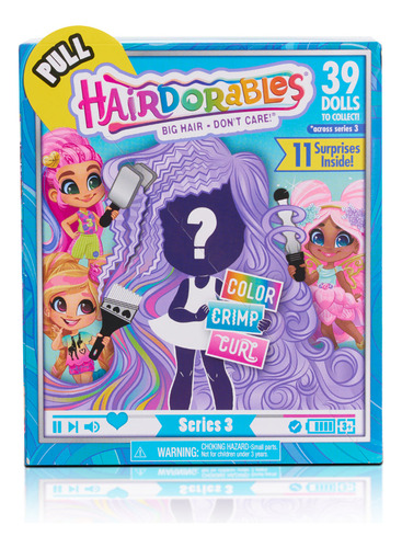 Muñeca Sorpresa Coleccionables Hairdorables Serie 3