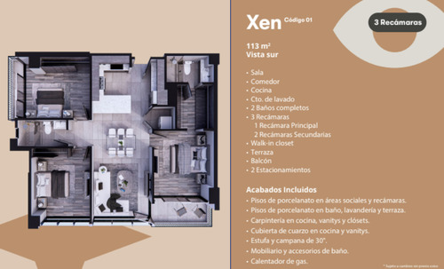 Vendo Departamento En Bulevar Cuauhtémoc, 113m2 Xavia
