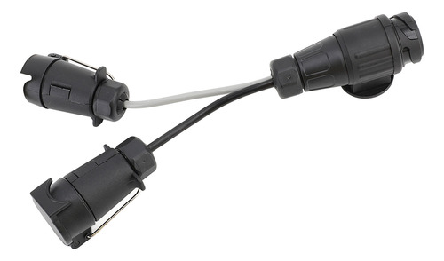 Adaptador De 13 A 7 Pines, Enchufe De Remolque Doble, 12 V,