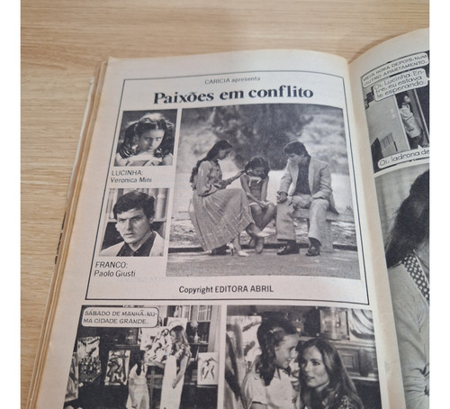 Revista Carícia 60 Fotonovela Monique Evans Rita Lee (Usado)