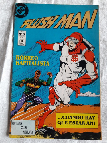 Flush Man Año 1 N° 12 - Dc Editorial Perfiel Agosto 1992