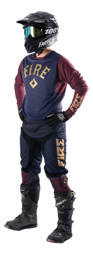 Conjunto Enduro Motocross Mx Deep Fire