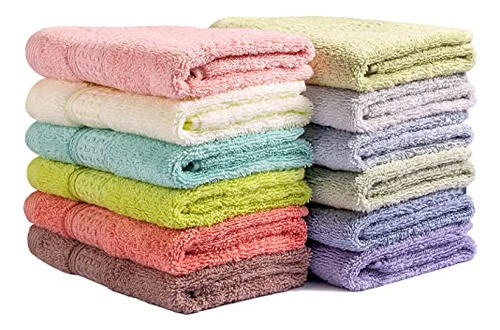 Washcloths For Body And Face - Absorbent Bath Towels Bu...