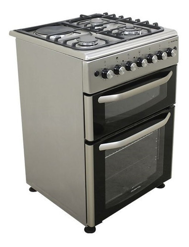 Cocina Punktal Pk-1980 Dtk Doble Horno Inox 3+1 Kirkor - Sas