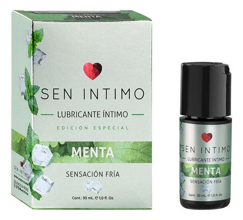 Lubricante Menta Fria X 30ml Sen Intimo