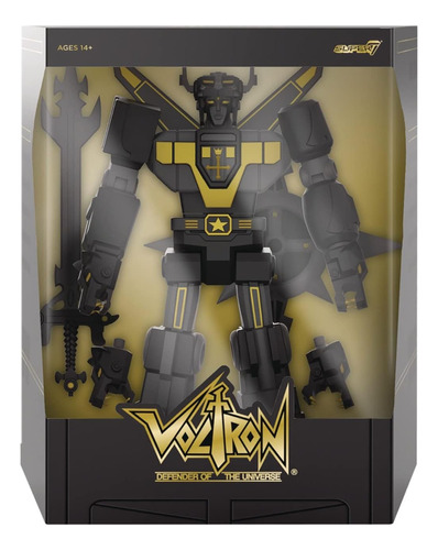 Super7 Voltron: Galaxy Black Ultimates Figura De Acción