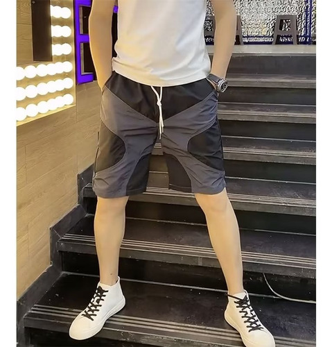 Nuevos Pantalones Cortos De Verano Con Bloques De Colores Pa