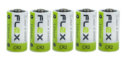 Kit C/5 Baterias Pilha Cr2 3v P Câmeras E Sensor De Infra