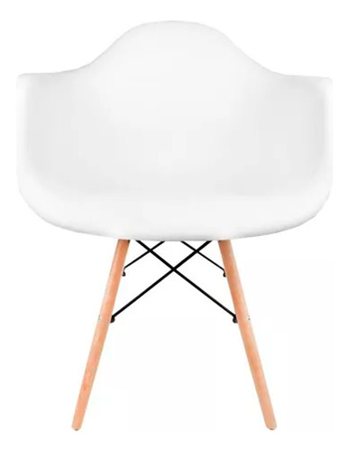 Cadeira Com Braços Louis Eames - 10 Unidades - Cor Branca