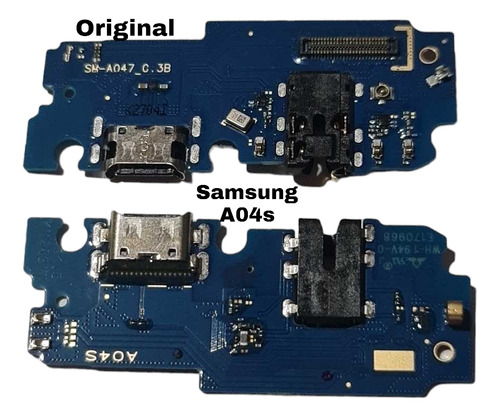 Placa Pin De Carga Micrófono Para Samsung A04s Original 