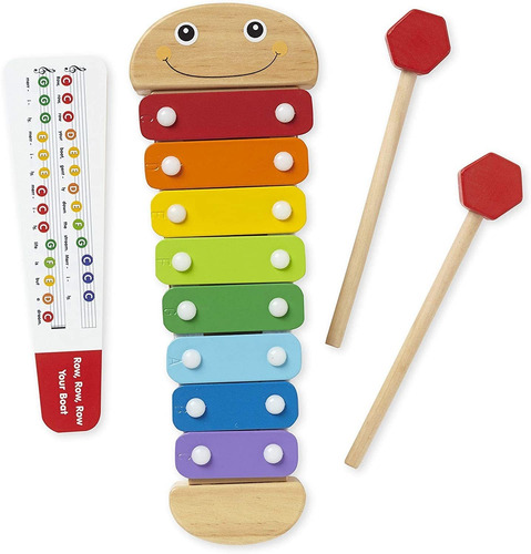 Melissa Doug Caterpillar Xylophone Juguete Musical Con ...